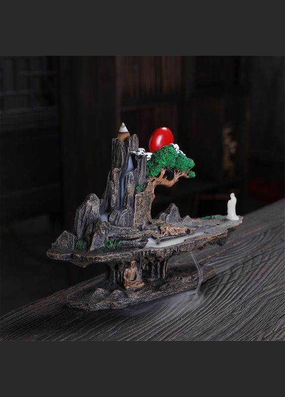 Дворівнева велика підставка для пахощів – аромолампа "Під деревом Бодхі" +20 конусів No Brand (335355605)