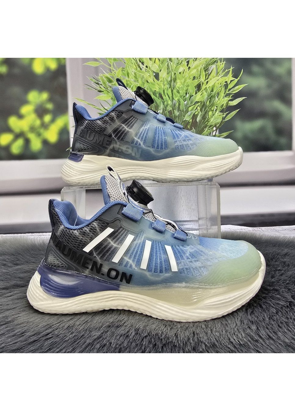 Голубые демисезонные кроссовки подростковые Paliament