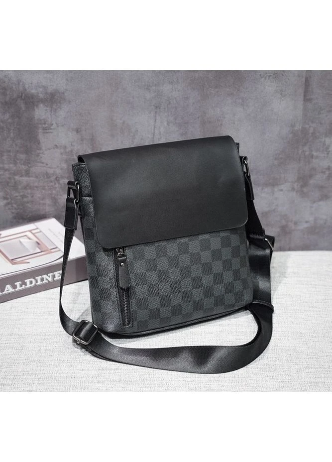 Чоловіча сумка планшетка в клітинку барсетка MDR No Brand (385865195)