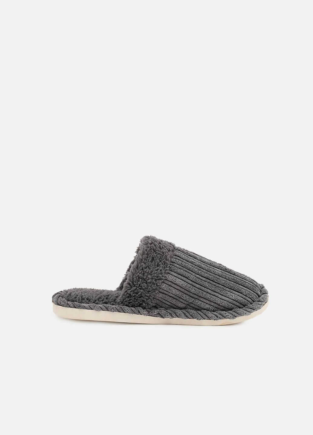 Капці домашні чоловічі колір сірий CB-00276884 No Brand (342716423)
