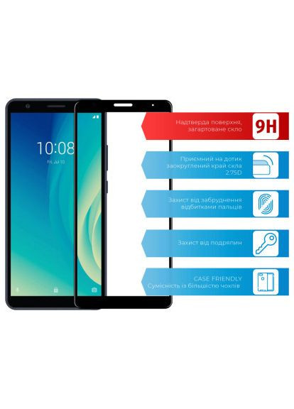 Стекло защитное (1283126508943) ACCLAB Full Glue ZTE L210 (366659243)