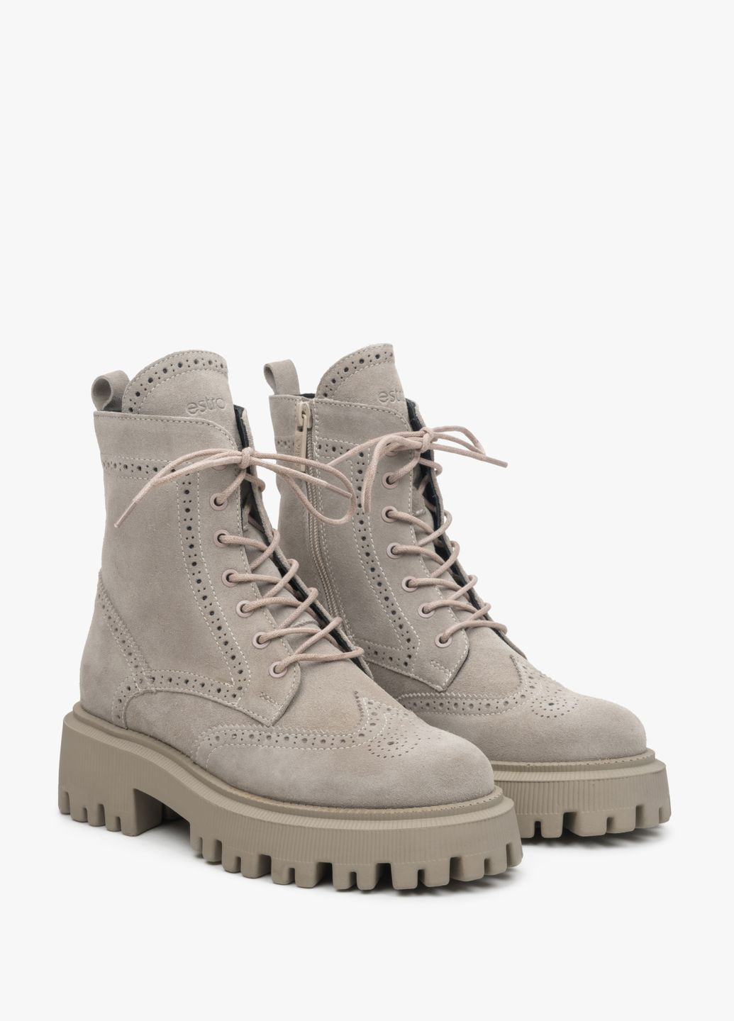 Черевики, колір сірий Estro (324030761)