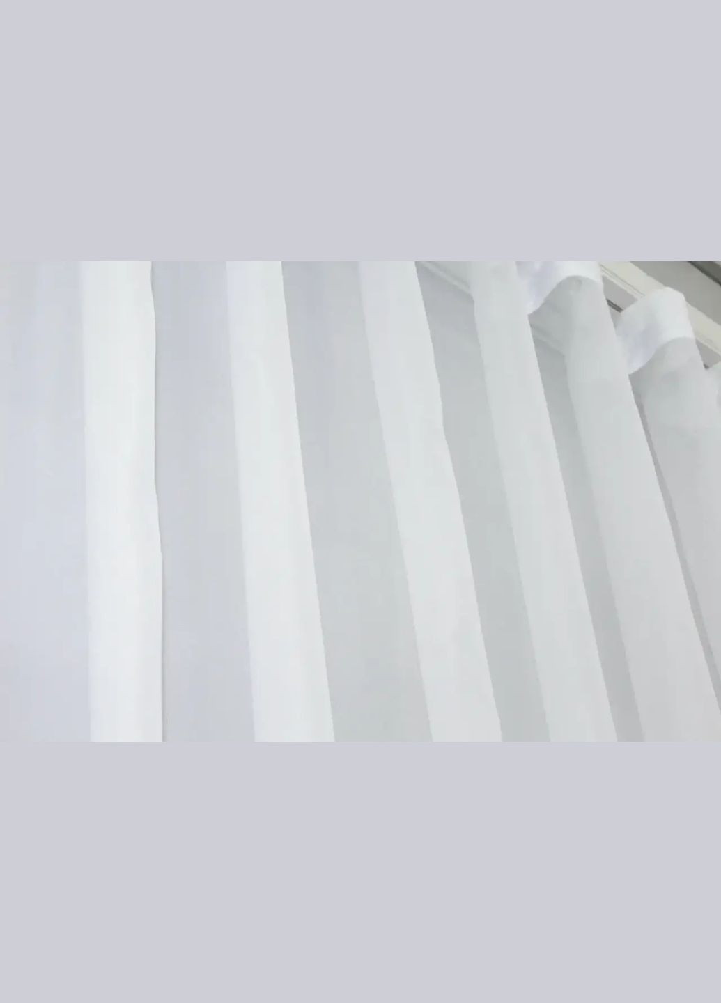 Готова біла тюль із шифону 5 метрів Sony (346058131)