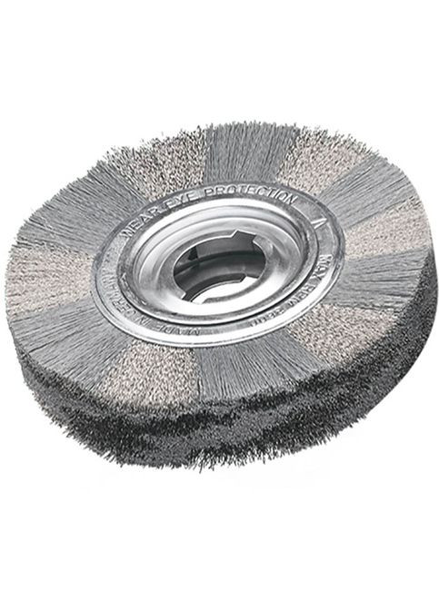 Щітка циліндрична 250х100х60-50,8 полімерабразивний ворс 3600 об/мин 377835 (13814) Lessmann (295043531)