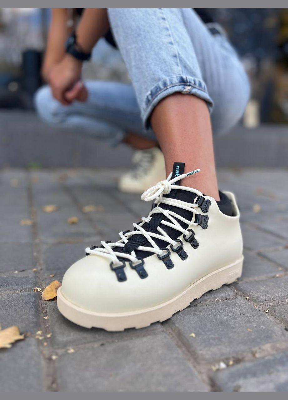 Кросівки зимові жіночі Native Fitzsimmons citylite 2020 winter milk white | Нейтівс Фітзімонс сітілайт білі No Brand білі зими (309006133)
