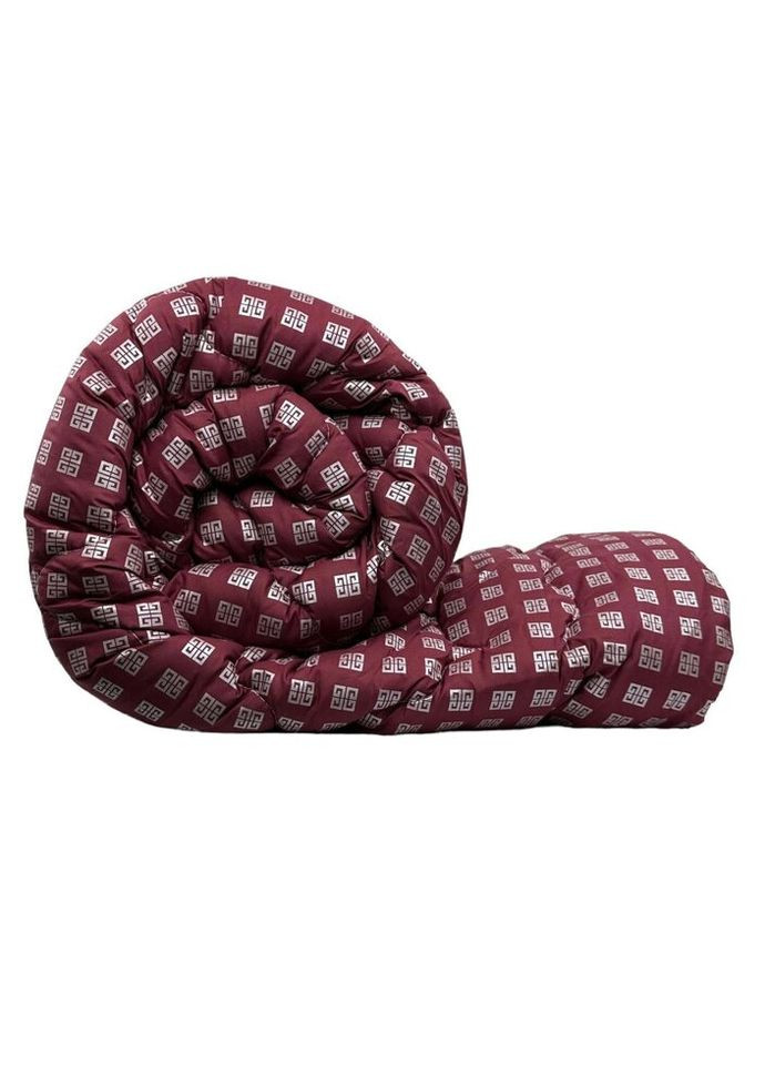 Ковдра двоспальна закрита Квадрат 20402 175х215 см бордова Arda (335584871)