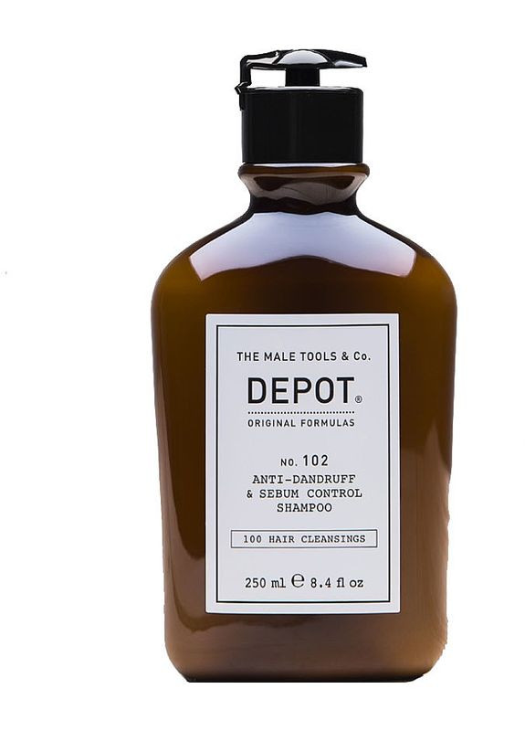 Шампунь для волос, против перхоти, для жирных волос Hair Cleansings 102 Anti-Dandruff & Sebum Control 250ml (2-749206) Depot (369789424)