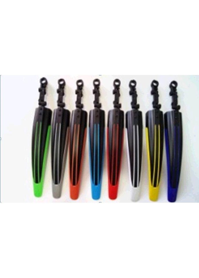 Крила велосипедні (MTB) (тюнінг) (вставки колір в асортименті, пластик) No Brand (370176221)