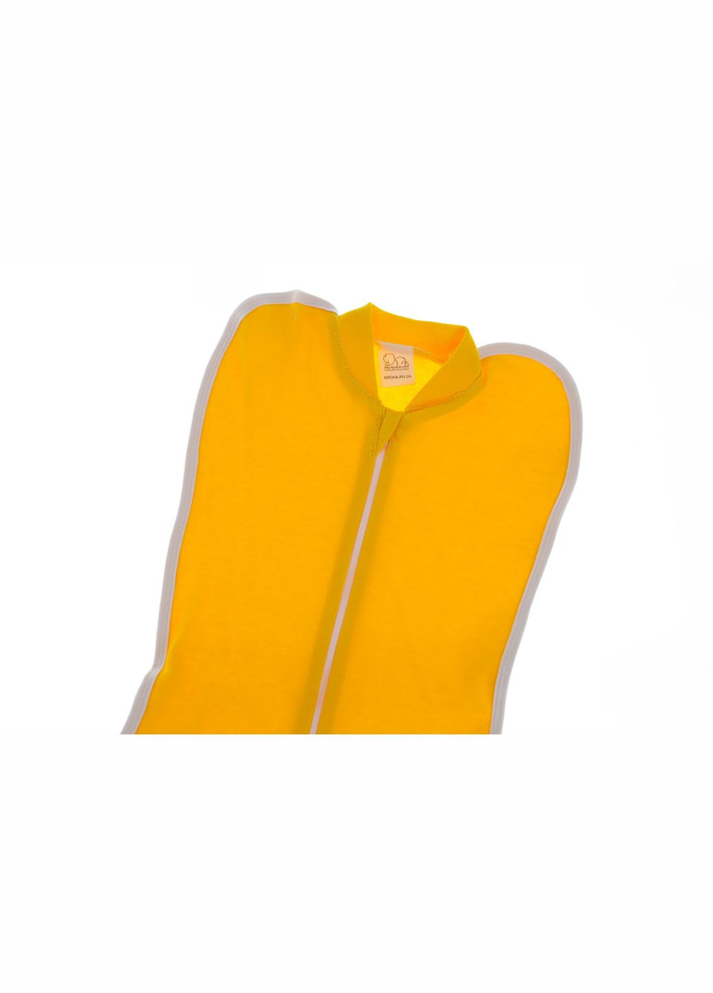 Евро-пеленка с шапкой интерлок желтый 62 см (50110) BABYKROHA (297862815)