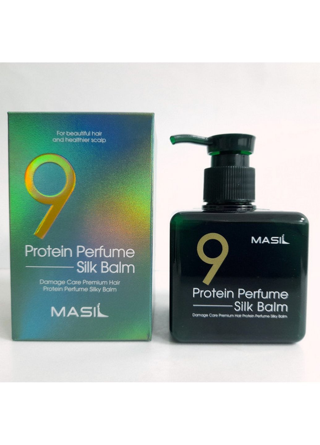 Бальзам парфюмированный защиты для волос шелковый с протеинами 9 protein perfume silk balm MASIL (282585322)