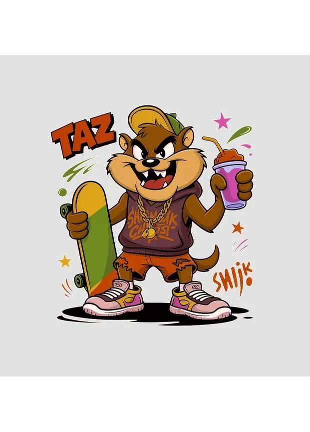 Термоналипка "TAZ" со скейтом (8345) No Brand (356504745)