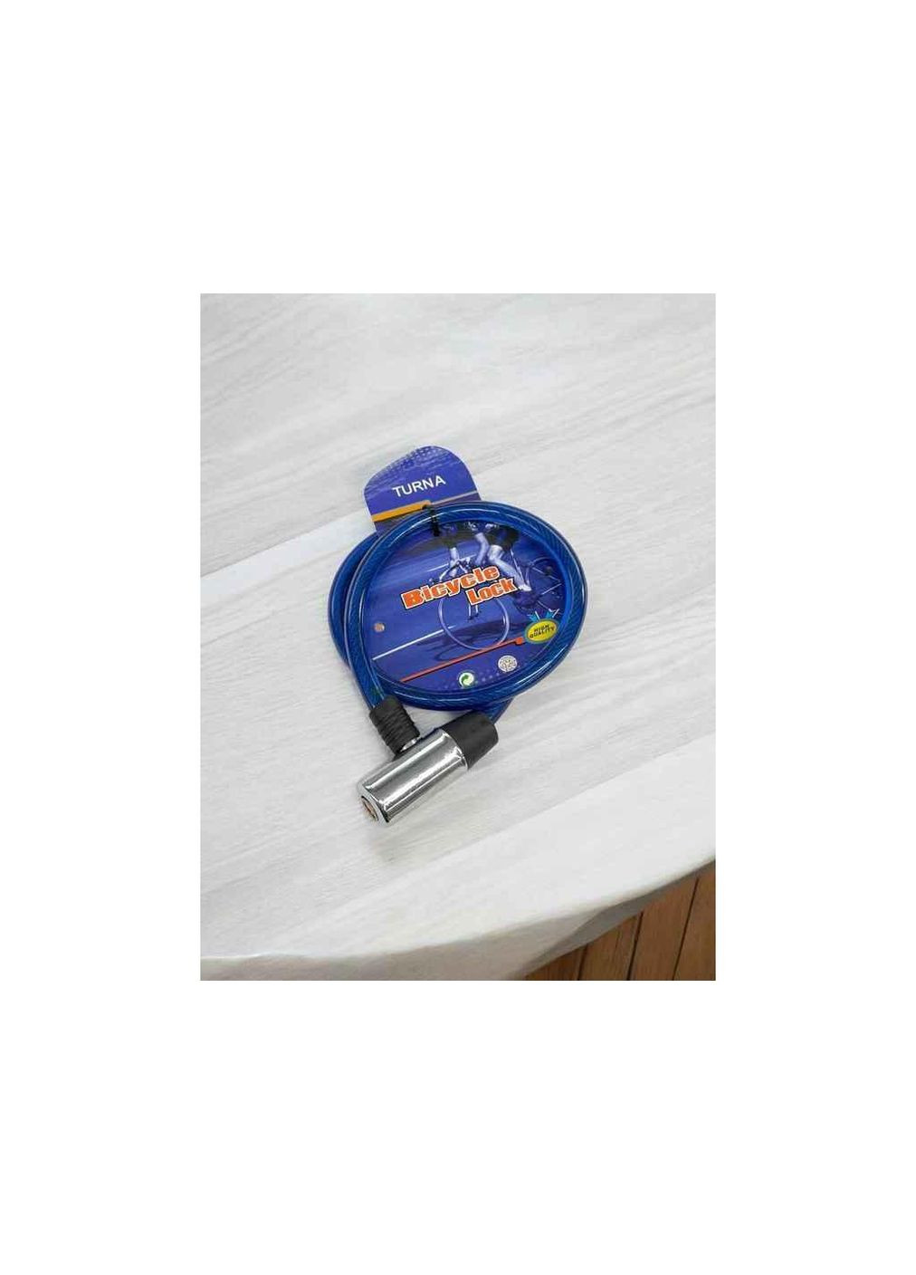 Велозамок 65 металлопластик синий м.153-7 ТМ SP (349840721)