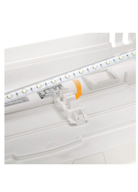Аквариум Capri 80 LED 80х31.5х46.5 см на 100 литров Белый со светодиодной лампой 65018111 Ferplast (293061516)