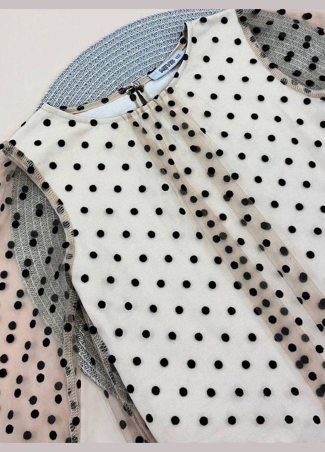 Бежевая блузка Mevis демисезонная