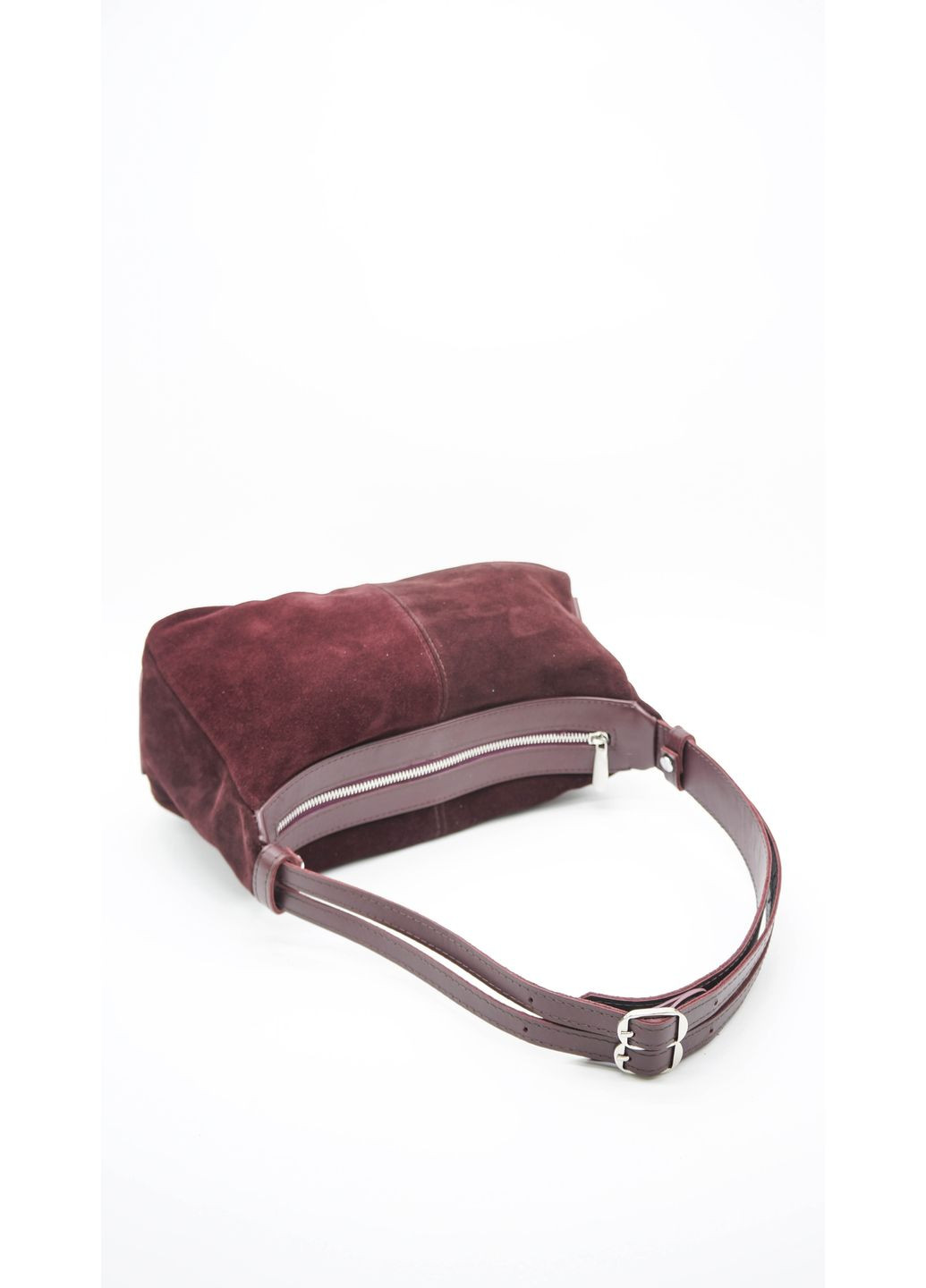 Сумка багет замшевая кожаная средняя бордовая 1820206-4925 ARTiS Bags Сумка (362264205)