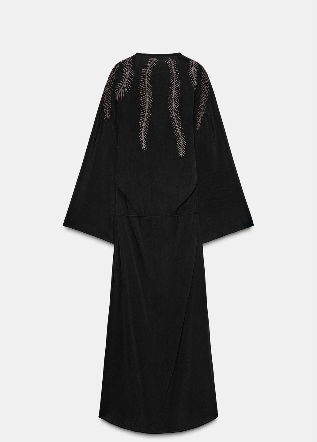 Чорна сукня Zara однотонна