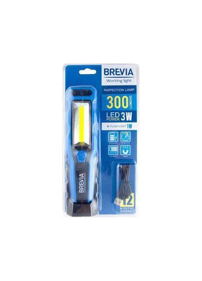 Ліхтар інспекційний 11320 (вбуд.акум., 3W COB+1WLED. 300lm,) Brevia (370778884)