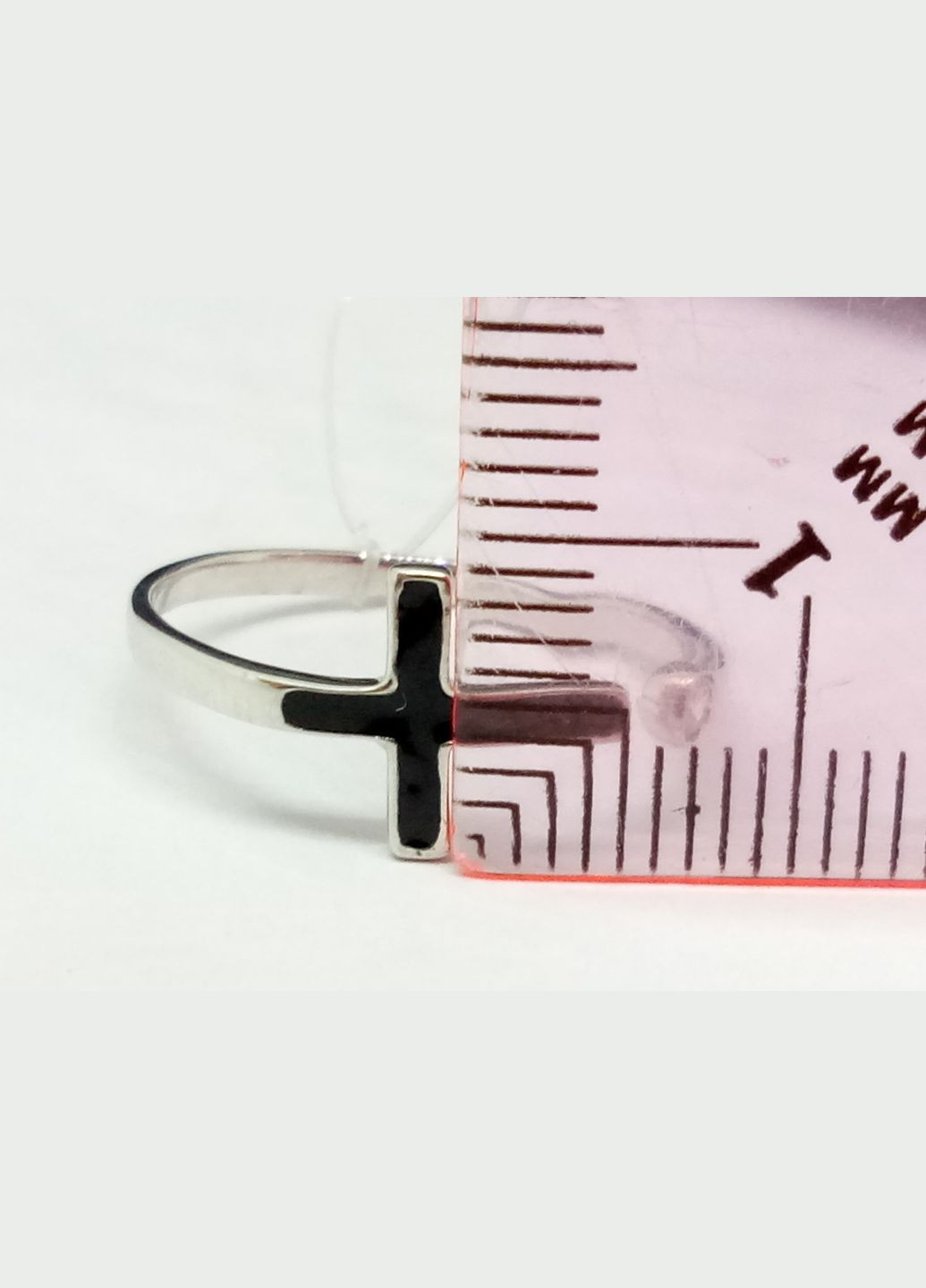 Серебряное кольцо с фианитом и эмалью. 901-01115 Qvaliz (297669727)