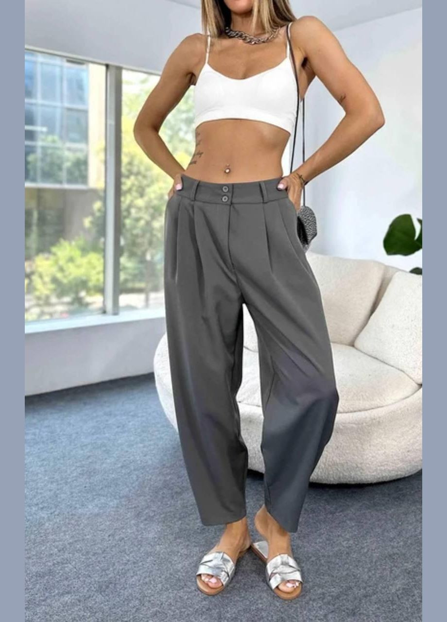 Штани жіночі - класичні, костюмна тканина, середня талія, вільні JUGO Amour № 114 (304326065)