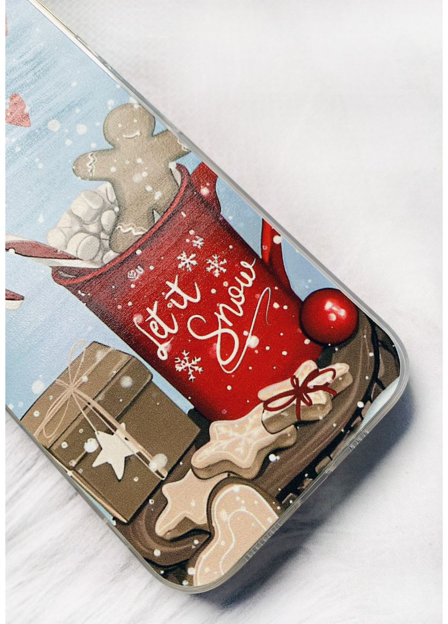 Чохол із захистом камери на iPhone 15 Pro Max:: Какао з пряниками (новорічний принт 191) Creative (362965450)