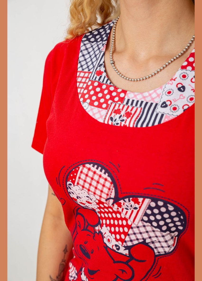 Червона всесезон піжама жіноча Fashion