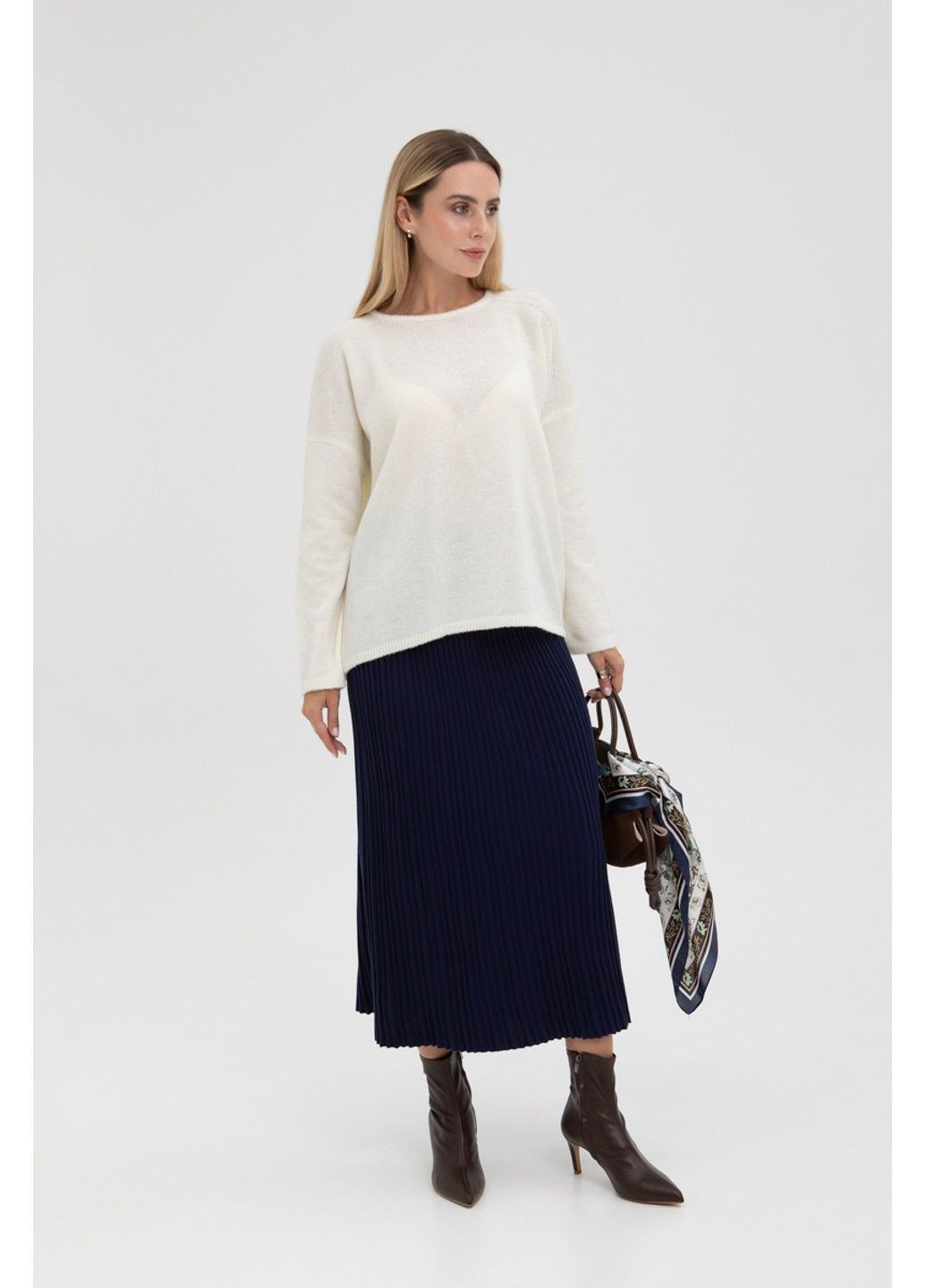 Синяя повседневная юбка u1009 Sewel