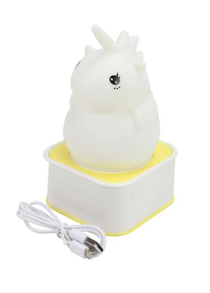 Силіконовий портативний нічник акумуляторний світлодіодний Єдиноріг (1756375711) No Brand (326033118)