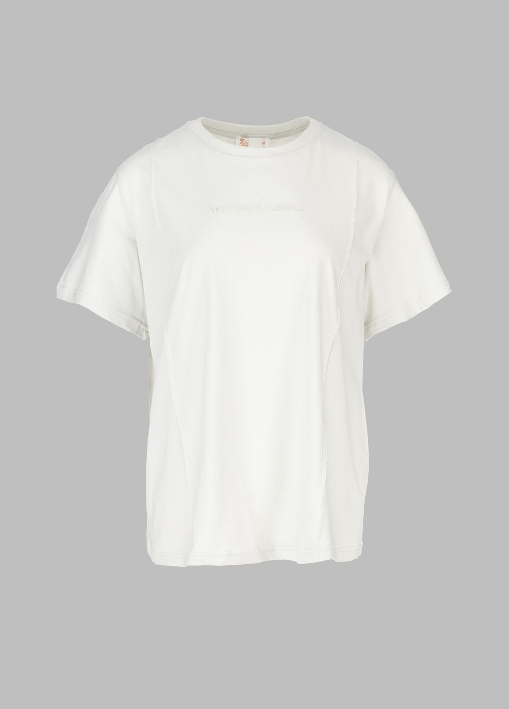 Светло-серая летняя футболка PEPPER MINT
