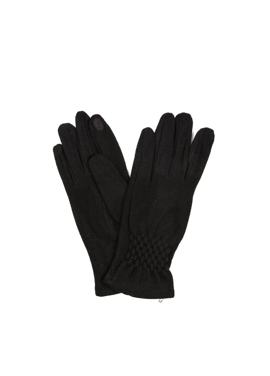 Перчатки Smart Touch женские шерсть черные КАРДЕЯ LuckyLOOK 921-559 (361259563)