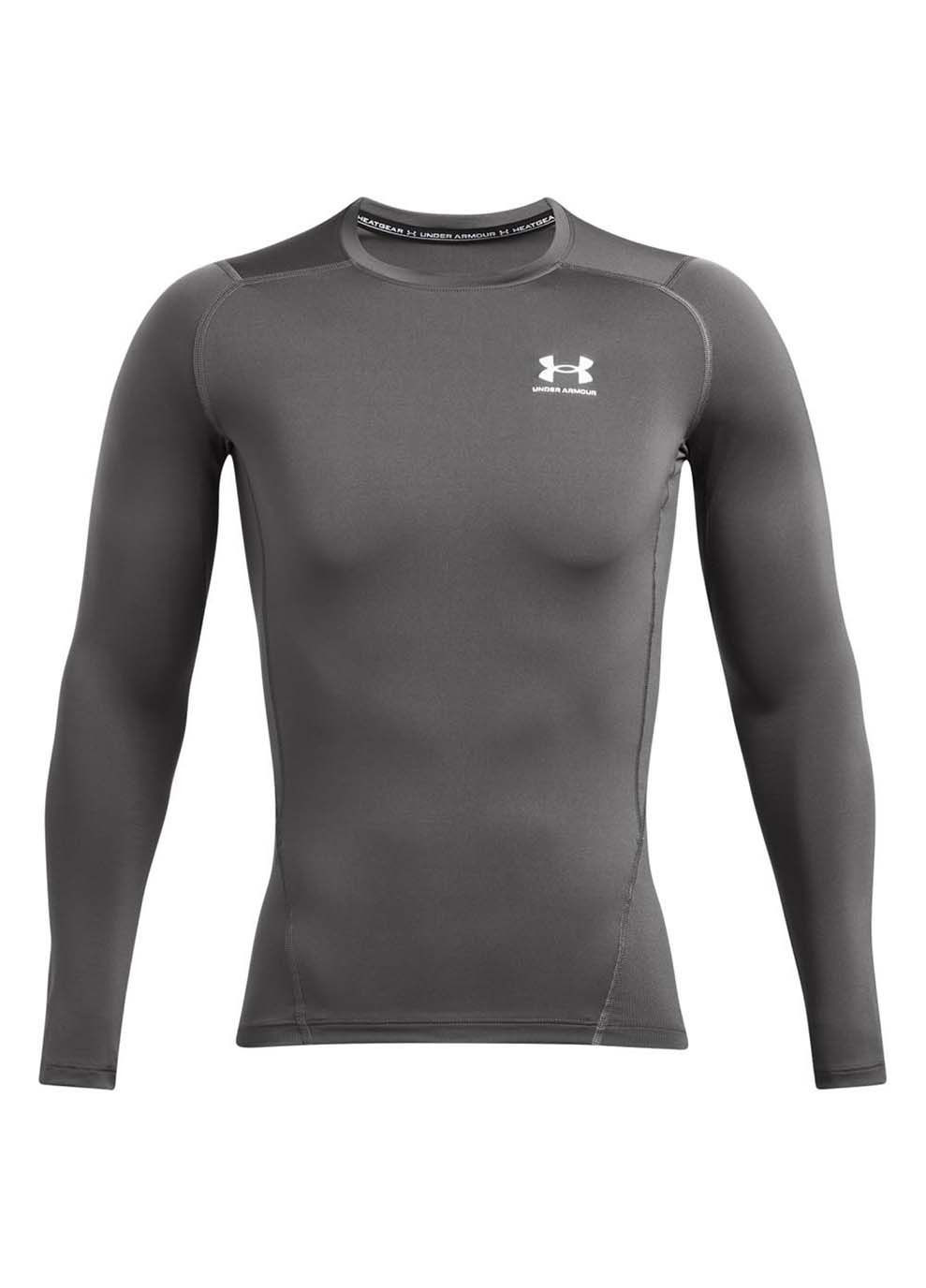 Лонгслів UA HG Armour Comp LS сірий Чол Under Armour сірий
