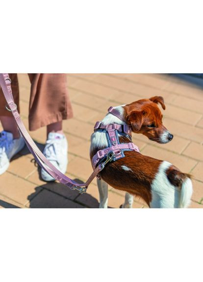 Шлея Premium трекинговая для собак L 70–85 см 25 мм розово-серый Trixie (331859440)