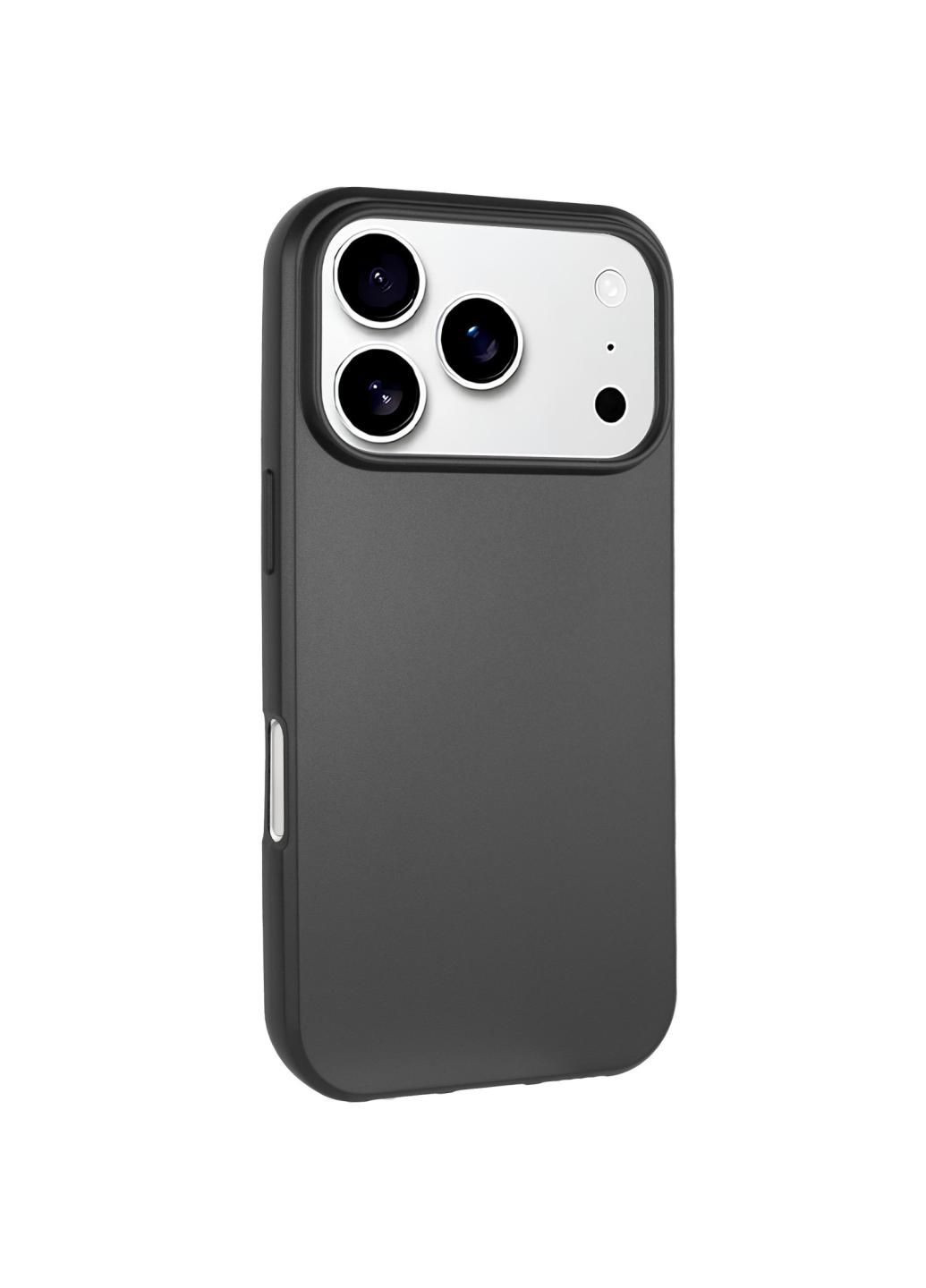 Чорний силіконовий чохол на Apple iPhone 17 Pro (6.3") Epik (361323139)