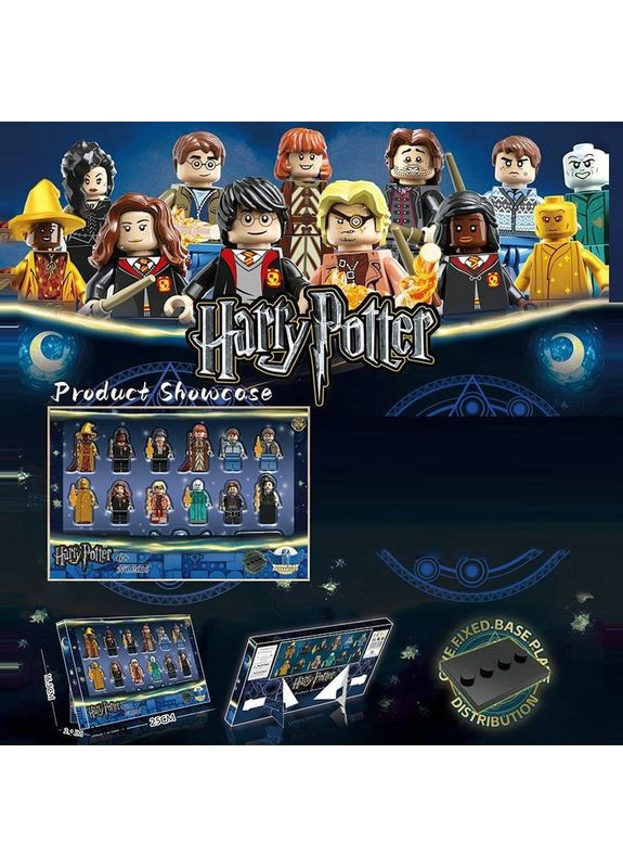 Дитячий ігровий набір фігурок 2616-2 "Гарі Потер" 12 фігурки Harry Potter Fun Game (371745235)
