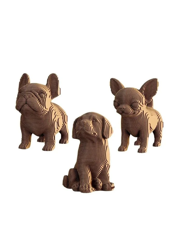 Картонный конструктор 3D Puzzle "PUPPIES TRIO" CARTPUPPIES 227 деталей Cartonic (397521137)