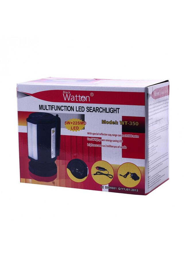 Фонарь-прожектор светодиодный аккумуляторный WT-350 фонарик с режимом PowerBank Watton (338854979)