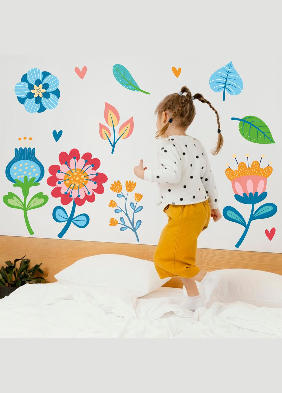 Виниловая интерьерная на стену, обои и другие поверхности "Цветы" из Оракала. Кавун наклейка (316190011)