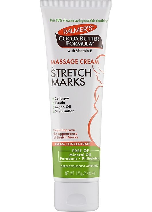 Массажный крем от растяжек Cocoa Butter Formula Massage Cream for Stretch Marks 125g (351893-31017958) Palmer's (368628397)