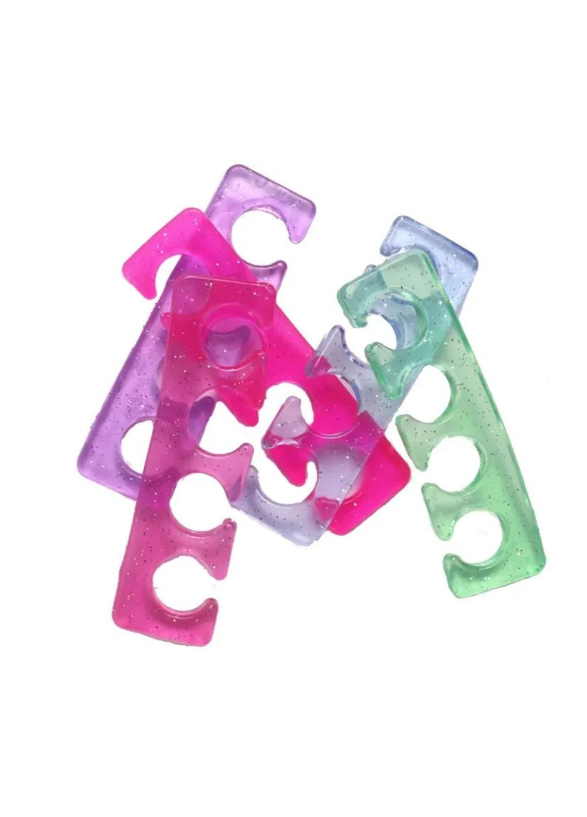 Растопырки разделители силиконовые для пальцев ног для педикюра, цвета в ассортименте Global Fashion (299483729)