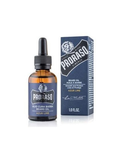 Масло для бороды Beard Oil Azur Laime, 30 мл Proraso (367583246)