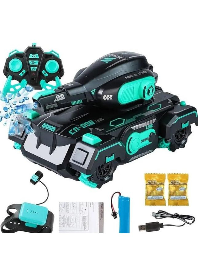Танк с пультом и браслетом на радиоуправлении управление жестами вездеход с LED подсветкой No Brand (313931209)