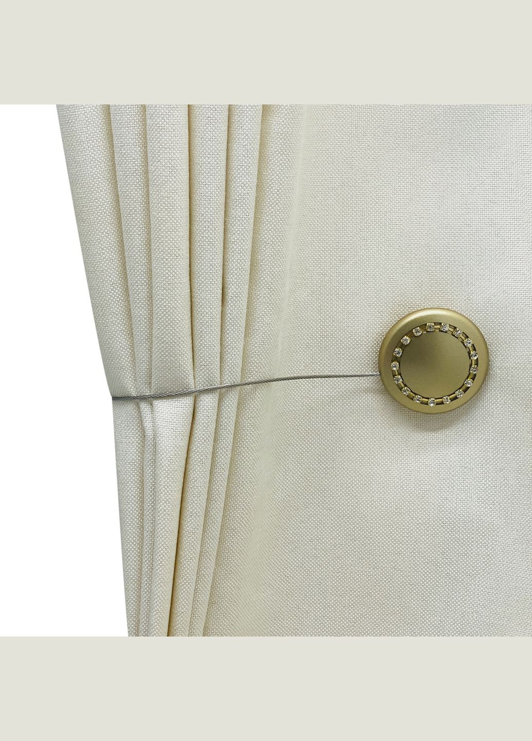 Магнит для штор круг элит 5х5 см антик светлый пара 2 шт MIS LT №12а (323147808)