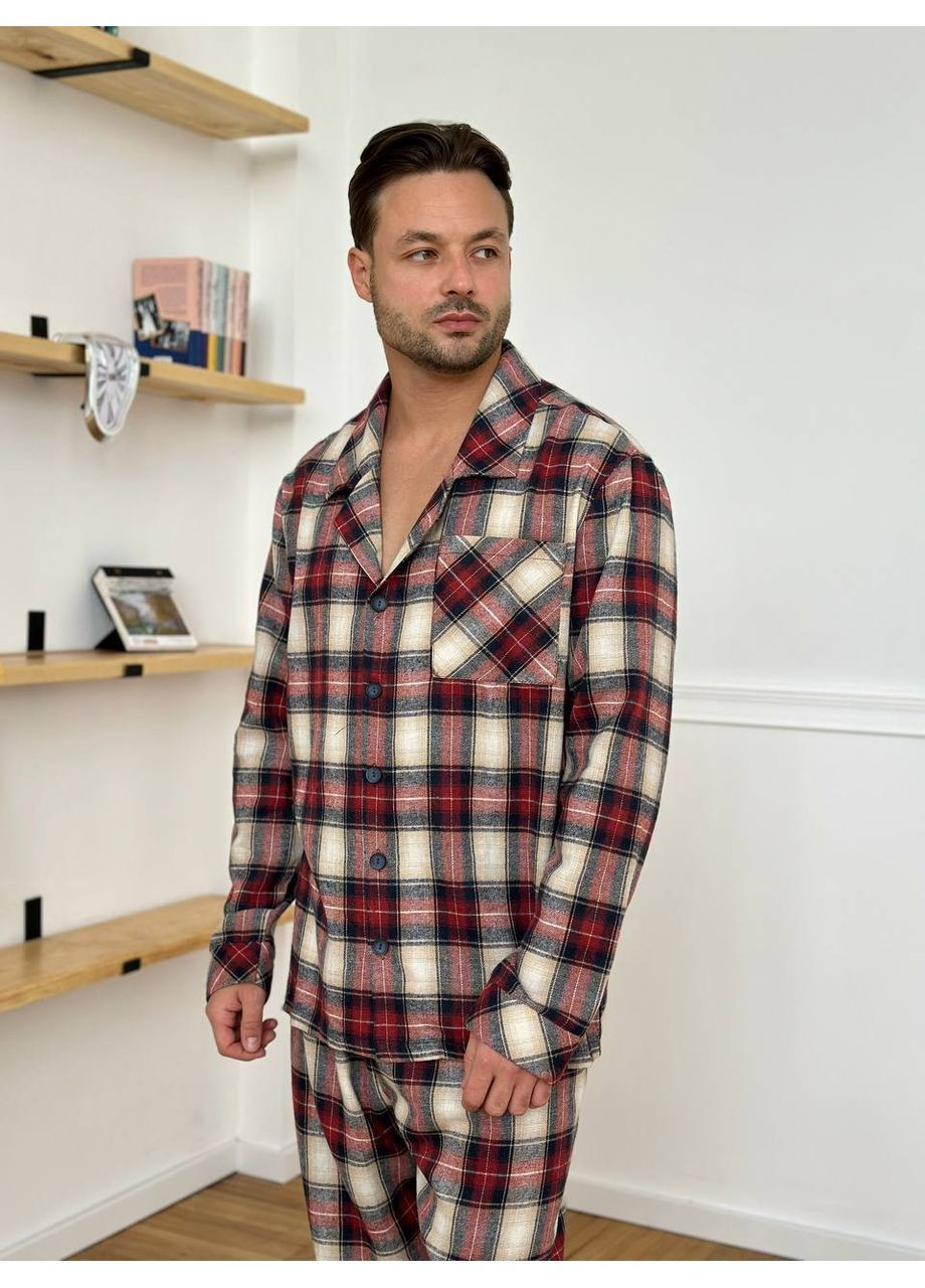 Піжама чоловіча домашній костюм No Brand (363256592)