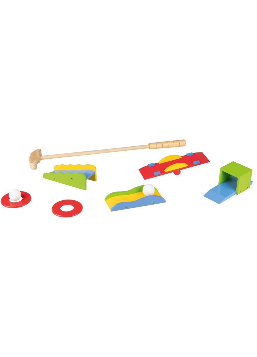 Детский минигольф с 2 клюшками разноцветный Play Tive (282708507)