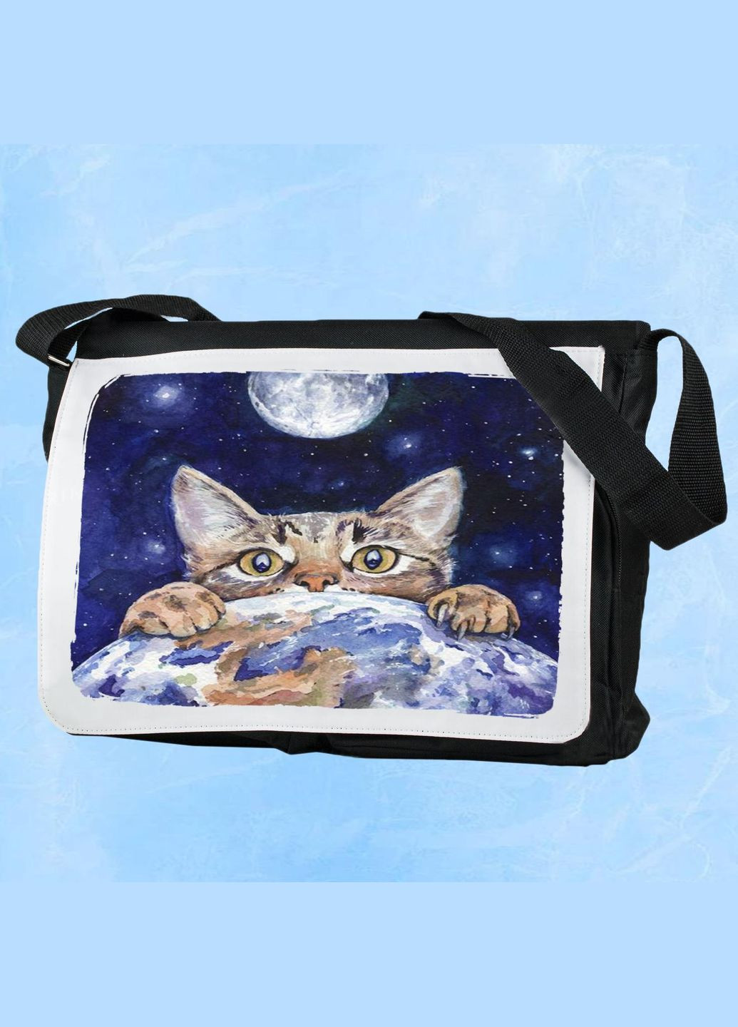 Чоловіча (жіноча) сумка через плече для спортзалу дорожня універсальна Art #290 Чорний No Brand (322119343)