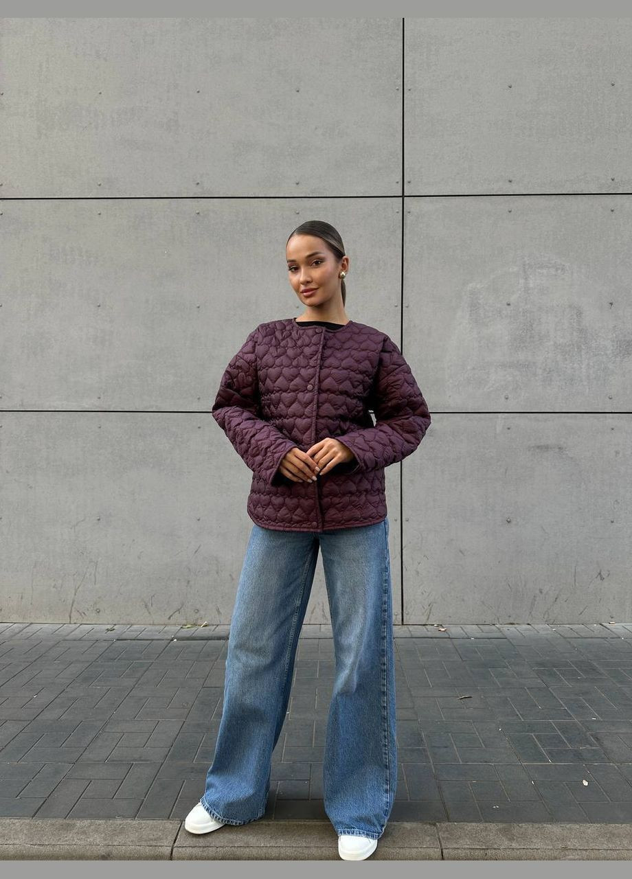 Бордова демісезонна курточка No Brand