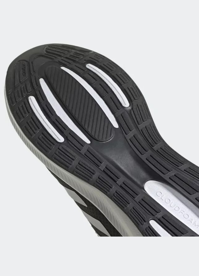 Черные всесезонные кроссовки runfalcon 3 core black cloud white core black adidas