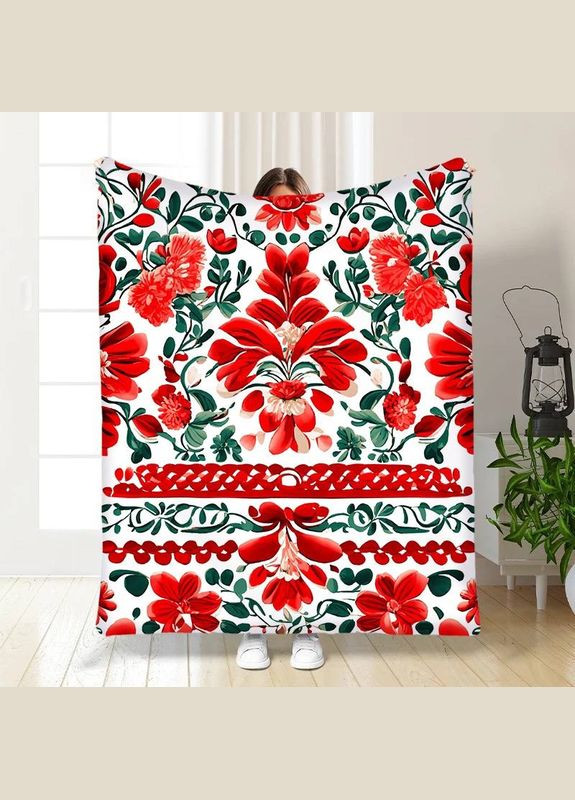 Плед 3D Петриковский Уют 16754 135х160 см FlexDress (364497658)