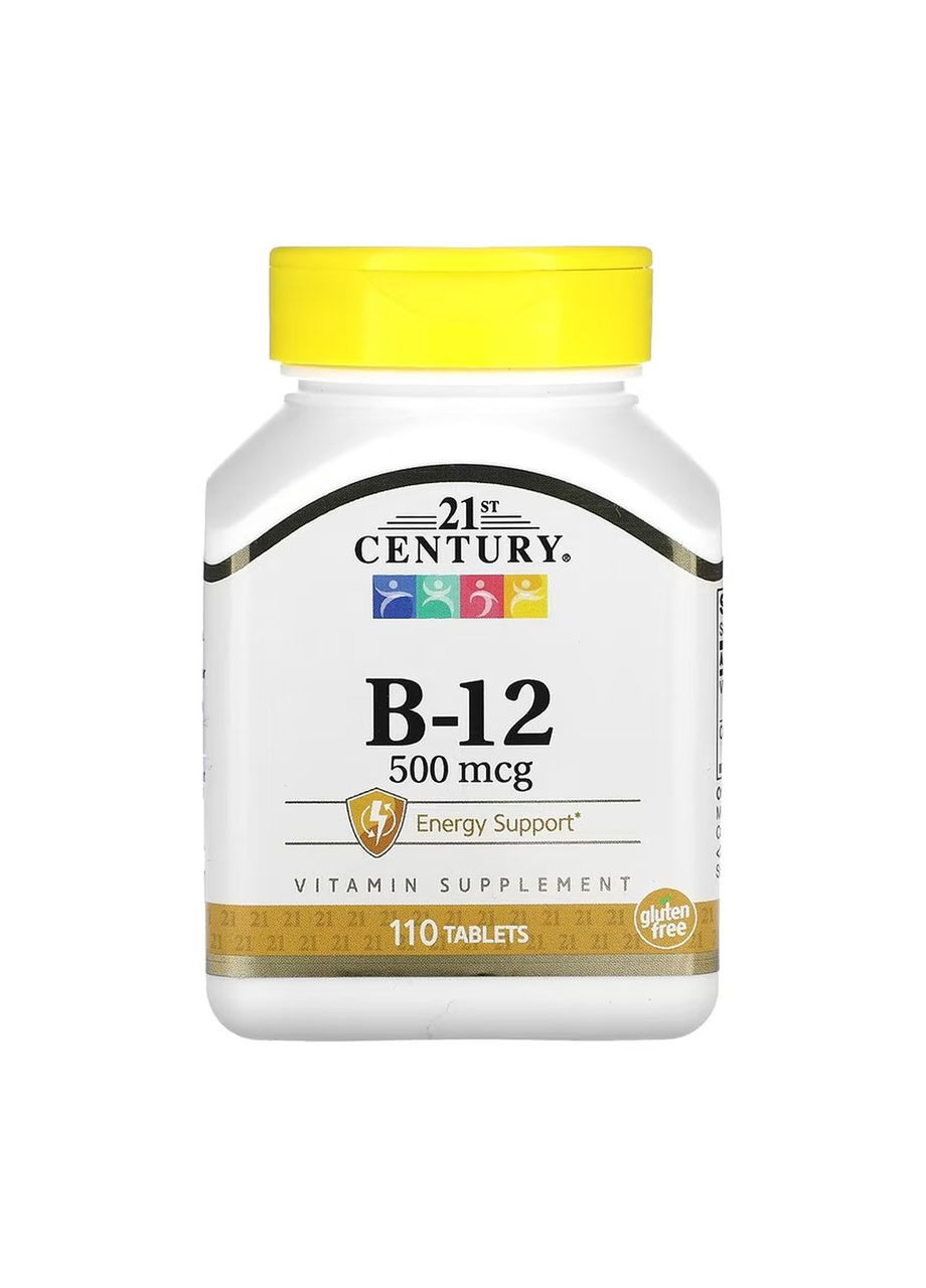 B-12 500 mcg - 110 tabs 21st Century (371777080)