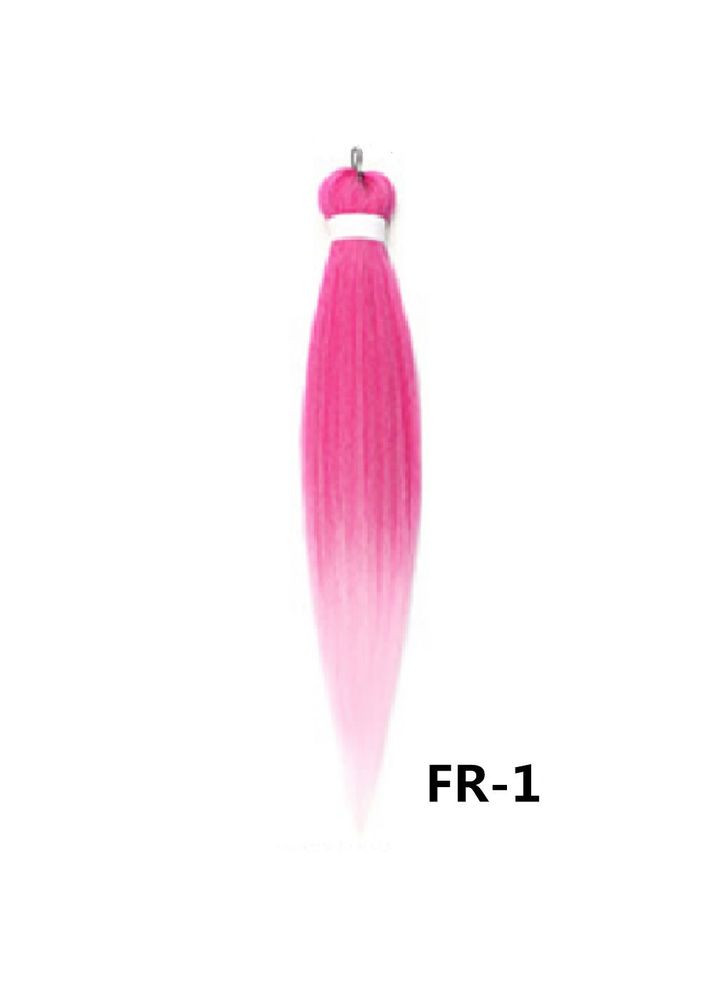 Канекалон Braid омбре малиновый светло-розовый Длина 65 см Вес 90 грам Низкотемпературный 100-150°С FR-1 Easy EZ (324261523)