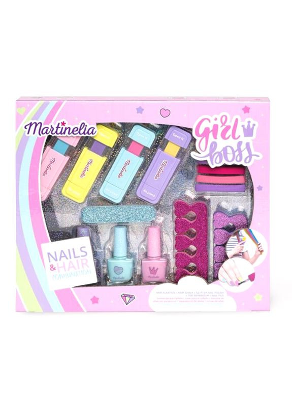 Детский набор для маникюра и волос Девочка Босс (35001) Martinelia (362315051)